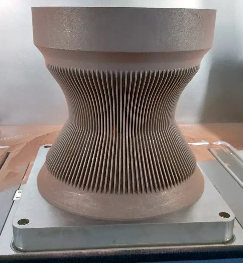 A 3D-Printed Copper Section of the Main Combustion Chamber for Ursa Major’s “Arroway” Rocket Engine
