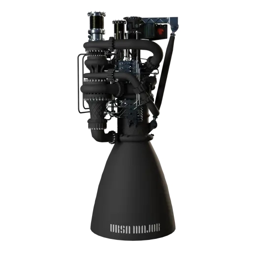 Up-Close Rendering of Ursa Major’s Heavy Launch “Arroway” Engine
